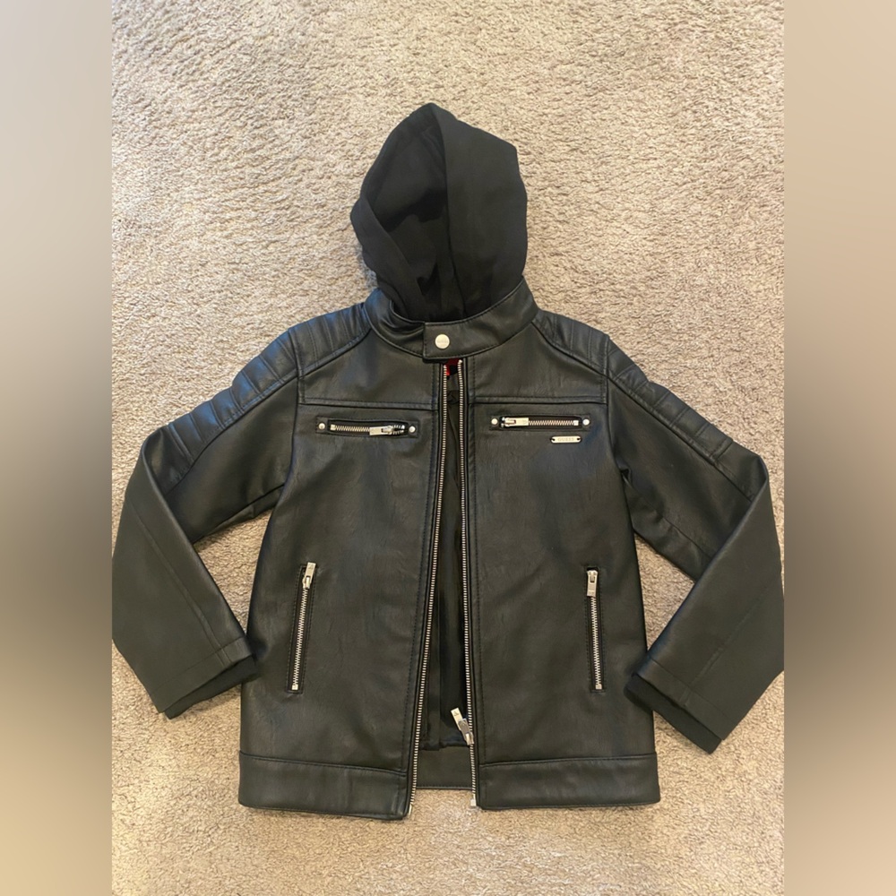 Guess Black Kids Jacket with Hood
